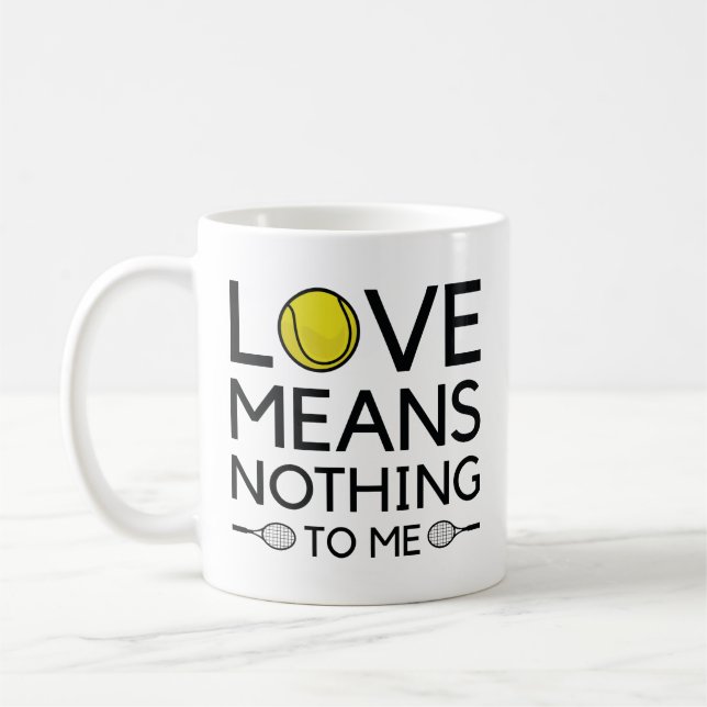 Taza De Café El Amor No Significa Nada Para Mí (Izquierda)