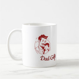 Taza De Café El amor por el día del padre - La silueta del bebe