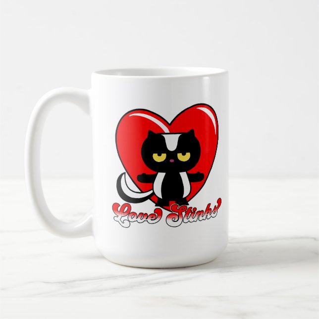 Taza De Café El amor retro apesta (Izquierda)
