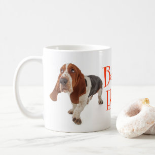 Taza De Café El amor rojo del perro perrito perrito perrito per