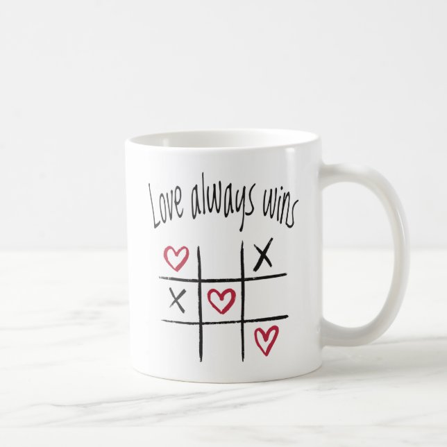 Taza De Café El amor siempre gana (Derecha)