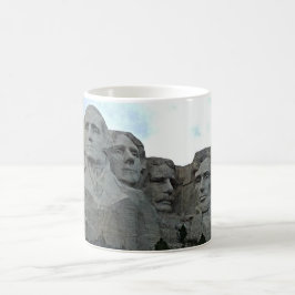 Taza De Café El amor tributo de Mount Rushmore