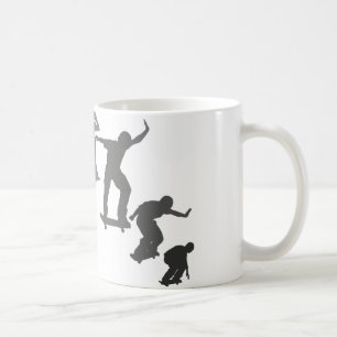 Taza De Café El andar en monopatín