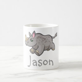 Taza De Café El animal divertido lindo de la selva de la fauna