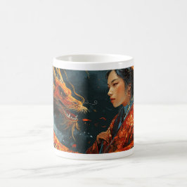 Taza De Café El Año De La Mugre Del Coffe Del Dragón