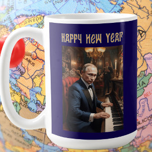 Taza De Café El año nuevo es gracioso para Vladimir Putin