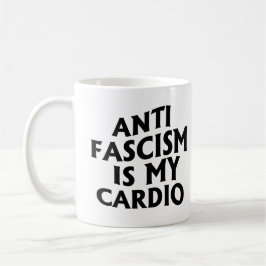 Taza De Café El antifascismo es mi cardio
