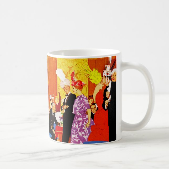 Taza De Café El anuncio del Fiesta de la Reina Cunard (Derecha)