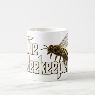 Taza De Café El Apicultor   Apicultor Manteniendo el Apiario Di