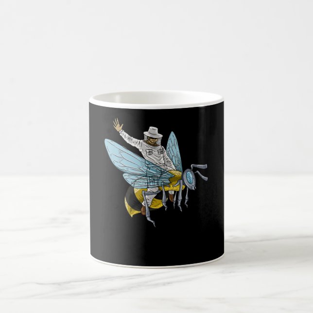 Taza De Café El apicultor de abejas de miel Funny (Centro)