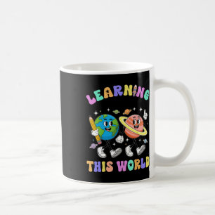Taza De Café El aprendizaje está fuera de este primer día de cl