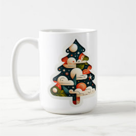 Taza De Café El árbol de Navidad 1005