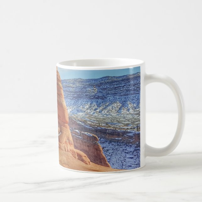 Taza De Café El arco delicado en Utah arquea el parque nacional