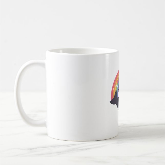 Taza De Café El arcoiris de las orcas (Izquierda)