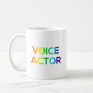 Taza De Café El arcoiris del actor de voz