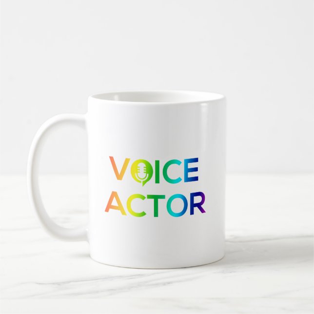 Taza De Café El arcoiris del actor de voz (Izquierda)
