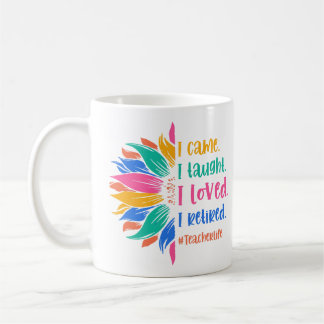 Taza De Café El arcoiris nunca subestima a una escuela pública