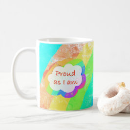 Taza De Café El arcoiris orgulloso de ser un café