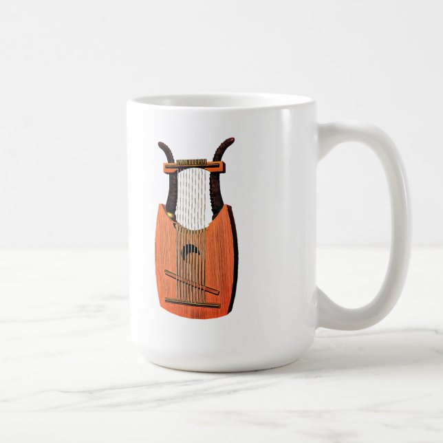 Taza De Café El arpa de King David (Derecha)