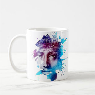 Taza De Café El arte abstracto de la corona de la corona de oru