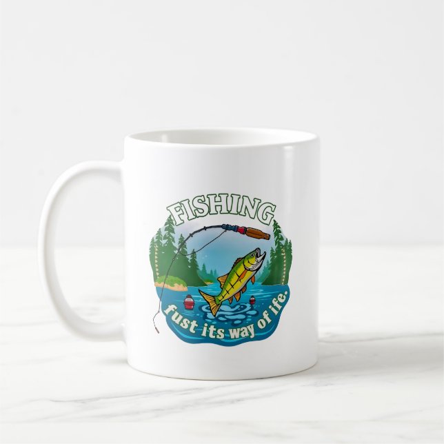Taza De Café El Arte de la Pesca (Izquierda)