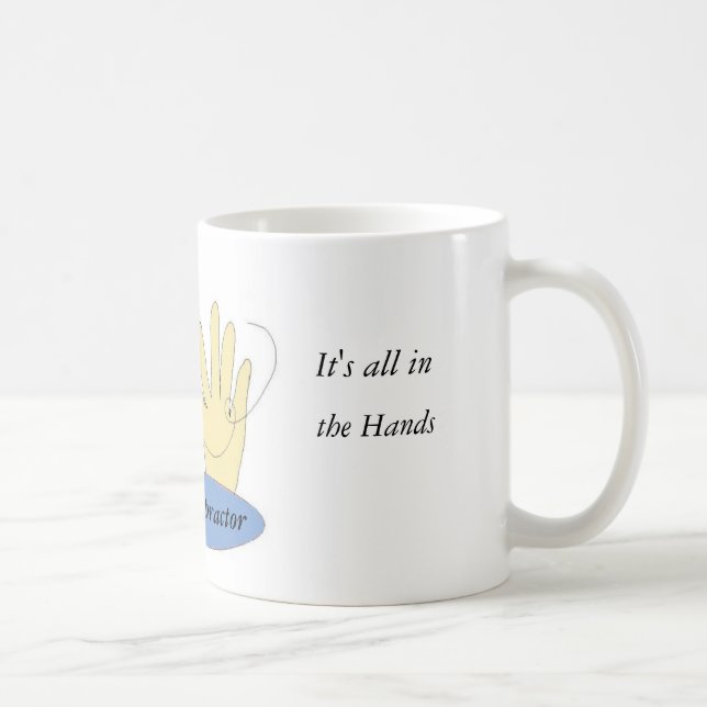 Taza De Café El arte de la quiropráctica (Derecha)