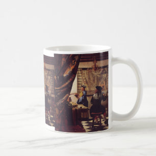 Taza De Café El Arte de Pintura por Johannes Vermeer