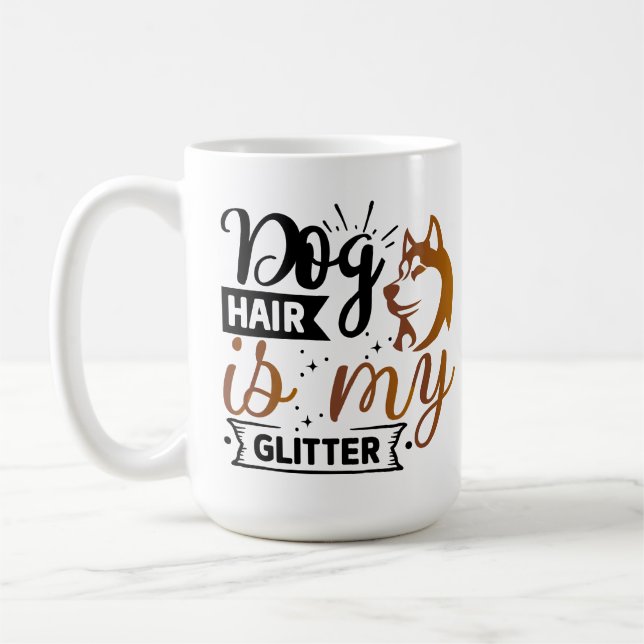 Taza De Café El arte del perro positivo | Cita motivacional (Izquierda)