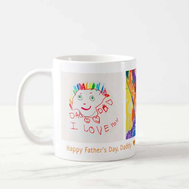 Taza De Café El arte del Personalizado fotográfico del Día del  (Izquierda)