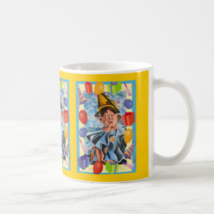 Taza De Café El arte geométrico del payaso melancólico