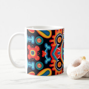 Taza De Café El arte huichol de México