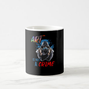 Taza De Café El arte no es un crimen