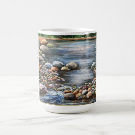 Taza De Café El arte original de la mano rota
