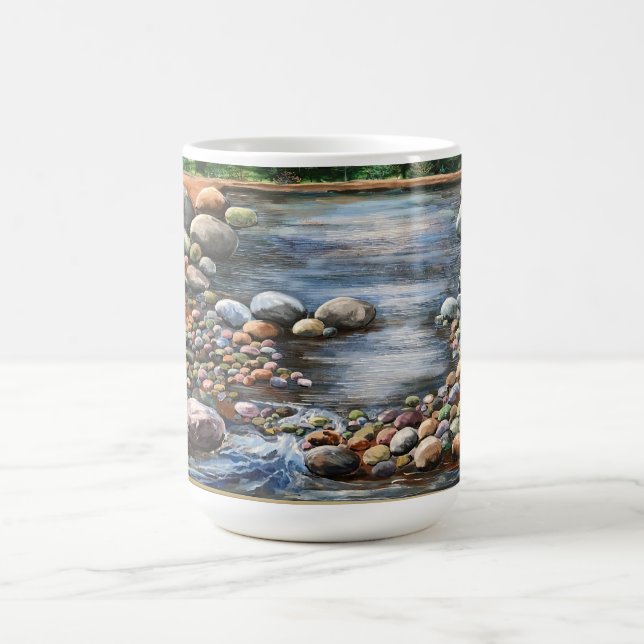 Taza De Café El arte original de la mano rota (Centro)