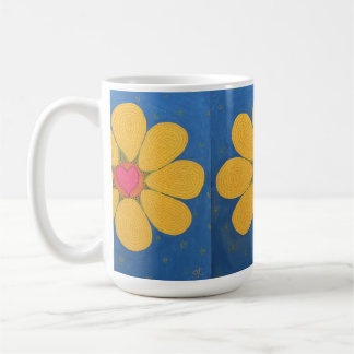 Taza De Café El arte original me ama me ama no margarita