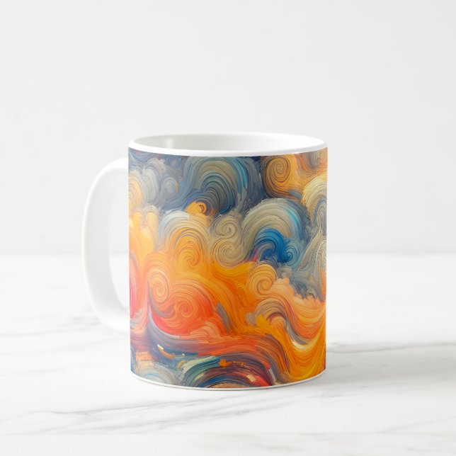 Taza De Café El artista del cielo (Anverso izquierdo)