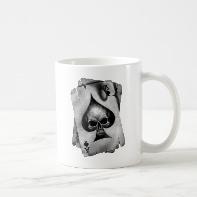 Taza De Café El As de espadas se desploma (Derecha)