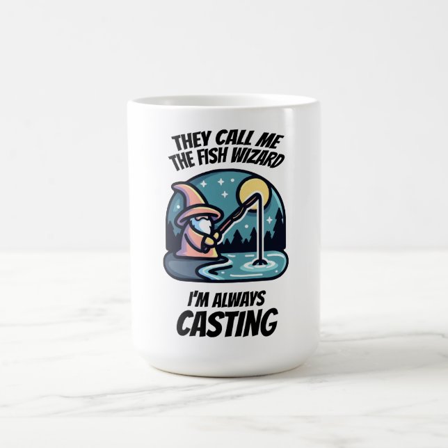 Taza De Café El asistente para peces - Siempre moldeando (Centro)
