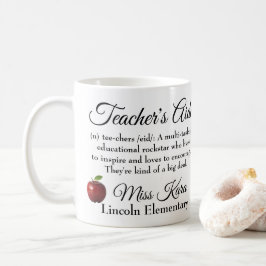 Taza De Café El asistente Rockstar del profesor