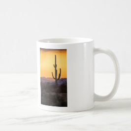 Taza De Café El atardecer de Scottsdale antes de la tormenta
