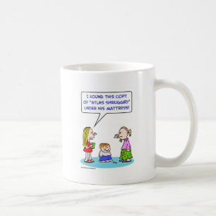 Taza De Café el atlas encogió el rand del ayn debajo del