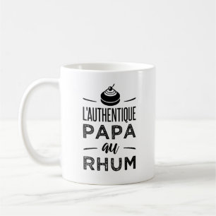 Taza De Café El auténtico papá al ron