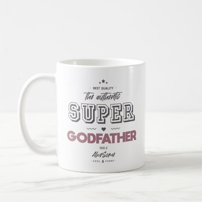 Taza De Café El auténtico superpadrino (Izquierda)