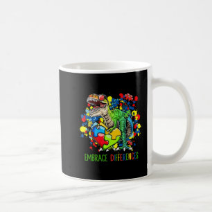 Taza De Café El autismo abraza diferencias corte de niños de di
