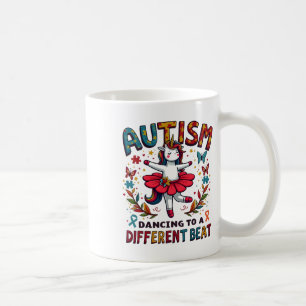 Taza De Café El Autismo Bailando Para Ser Un Golpe Diferente De