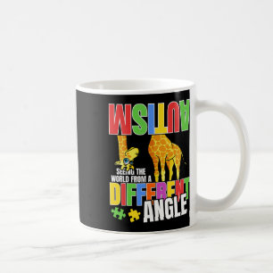 Taza De Café El Autismo De La Girafa Es Divertido Ver El Mundo