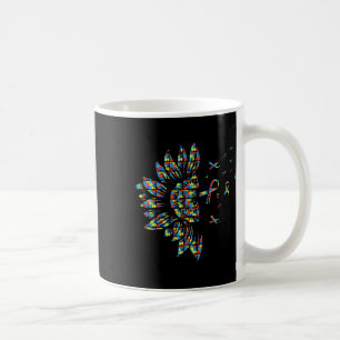 Taza De Café El autismo del girasol rompe la pieza Cinta de Gua