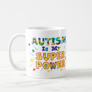 Taza De Café El autismo es mi superpoder