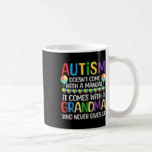 Taza De Café El autismo no viene con una conciencia manual del