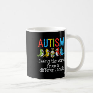 Taza De Café El Autismo Viendo El Mundo Desde Un Ángulo Diferen